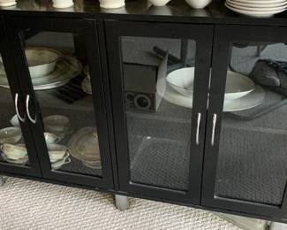 Black Storage Hutch