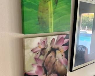 Carolyn Quan "Spirit Rising" 2/250 Giclee and "Lotus Adonis" 1/67 Giclee
