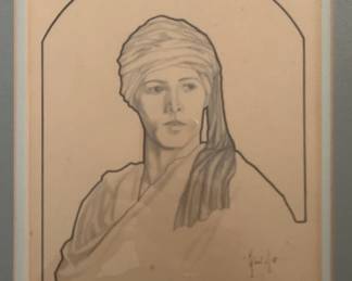 Original Pencil Drawing Signed