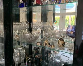 Assorted Assorted Glassware and Candlesticks