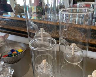 Trio of Wolfard Oil Lamps (plus one in original box)