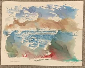 "North Coast III" Sandra Whiting Original Watercolor