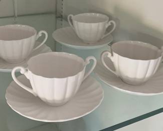 Four Shelley Bone China Consomme