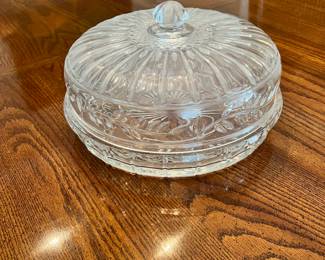 Crystal covered pie plate