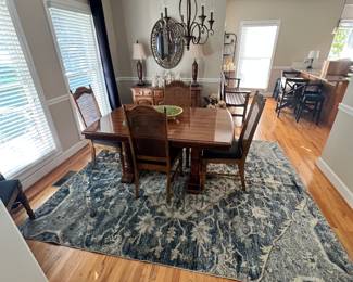 Oak dining room