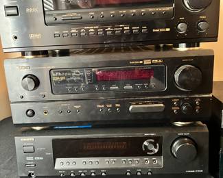 Denon and Onkyo components 