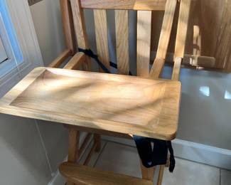 Nice wood highchair