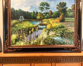Large oil on canvass
