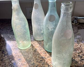 Antique Pabst, Schlitz, bottles