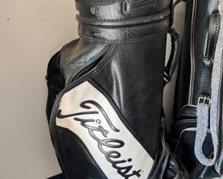 Titleist bag with T-Zoid irons