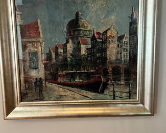 Early conserved oil painting