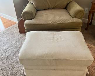 Chair and ottoman 