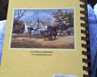 Back cover of cookbook 