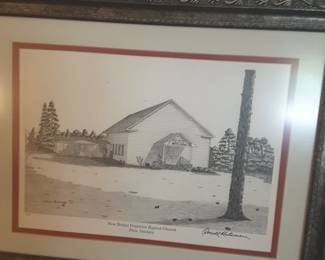 All pan and pencil art is by the late Donald McLemore. Each print title should be visible in each picture.