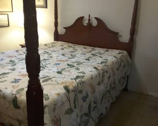 Queen size, for post bed with mattress set