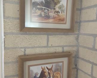 "Sorghum Mill" by Jack Deloney (top)                                          "Hitchen Up" by Jack Deloney. (bottom)