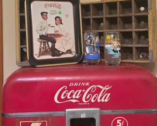Vintage Coke Crates and Decor