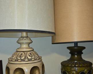 2 Oversized Vintage Lamps
