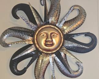 Sun Metal Wall Decor