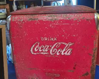 Antique Coke Cooler