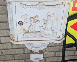 Cast Iron Vintage Mailbox