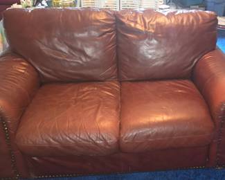 Leather Loveseat Couch