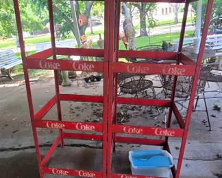 Vintage Coke Display Shelf