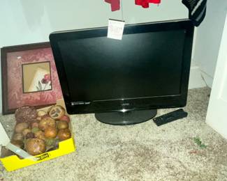 ONE OF SEVERAL SMALL FLATSCREEN TV'S