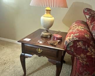 SOLID CHERRY WOOD END TABLE
