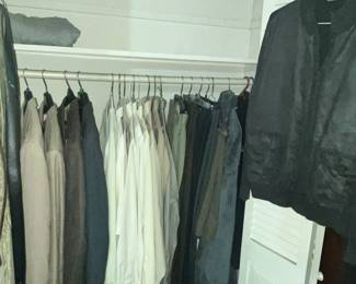 LOTS OF FINE MEN'S CLOTHING