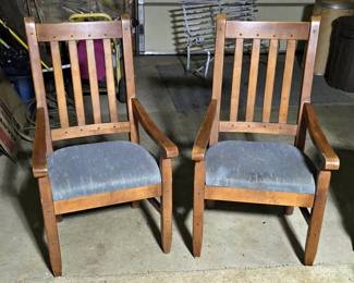 High Back Wooden End Chairs