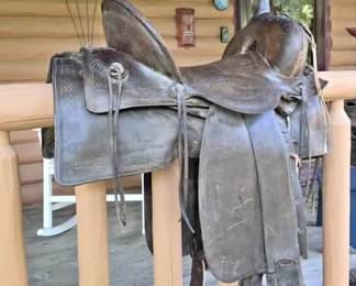 Antique Western Cowboy 1900's Saddle