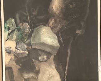 Alex Nepote, California artist, large abstract painting