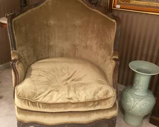 French style chair part of chaise