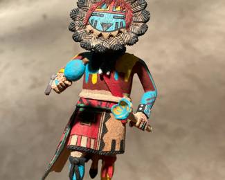 another view of detailed kachina