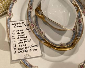 Old Gimbel Bros. Bavarian china set
