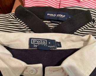 Selection of Men's Ralph Lauren Polos, Ex Large, large, XXlarge