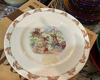 Bunnykins plate