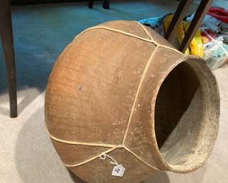 Large round pottery art
