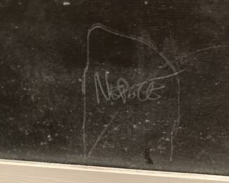 Signature of artist