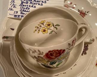 Copeland Spode service for 12 Total 85pcs
