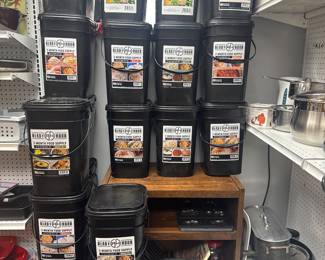 each container is a three month food supply