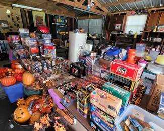 Lots of NASCAR deals and fall decorations