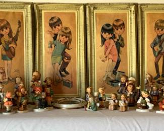 Vintage LEE Big Eyed Gogo Girl And Boy