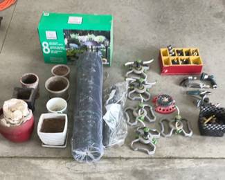 LED Solar Pathway Lights, Flower Pots, And More