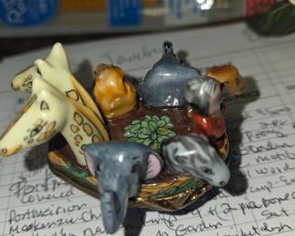 Limoges, France  NOAH's ARK  Peint a la Main L.N.D.