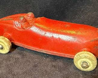 Sun Rubber Co. Red Racing Car 1930s