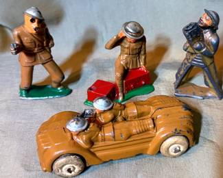 Barclay Lead WWI Army Men Vehicle 