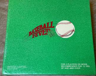 Baseball Fever, A Trivia Board Game.