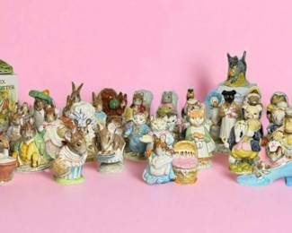 Large Collection of Beatrix Potter Figurines 